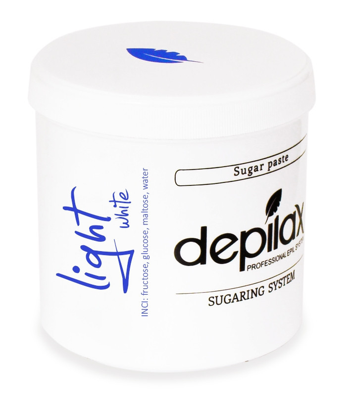 Біла цукрова паста Depilax White Exclusive Light 1200г