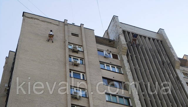 Обстеження фасаду, промивання плитки, збити плитку, фото 1