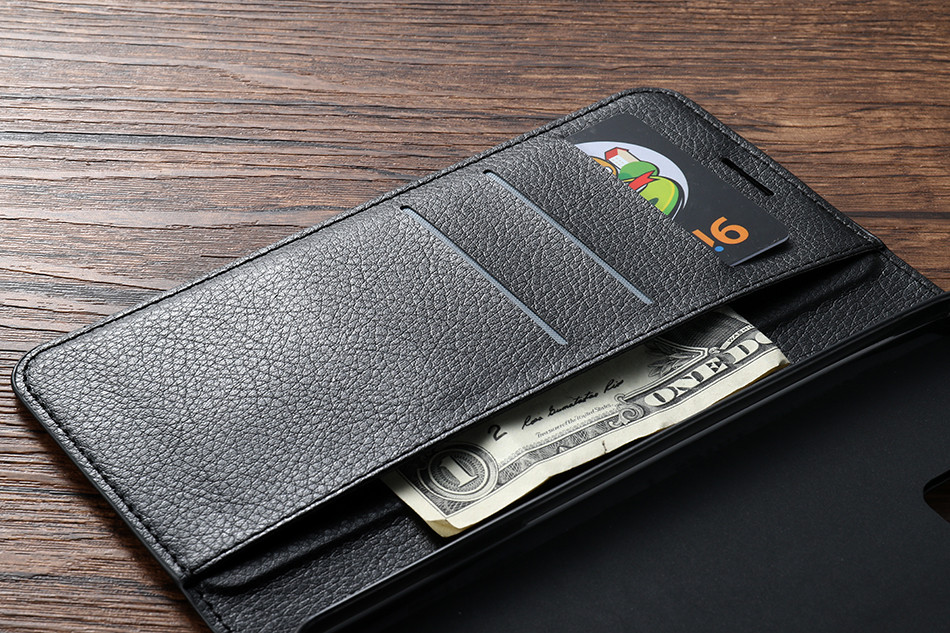 Чехол-книжка Litchie Wallet для Doogee X10 Черный - фото 4 - id-p581889674