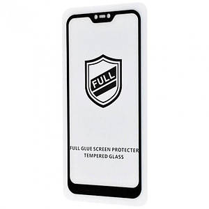 Захисне скло Full Glue HQ на Xiaomi Redmi 6 Pro (чорне)
