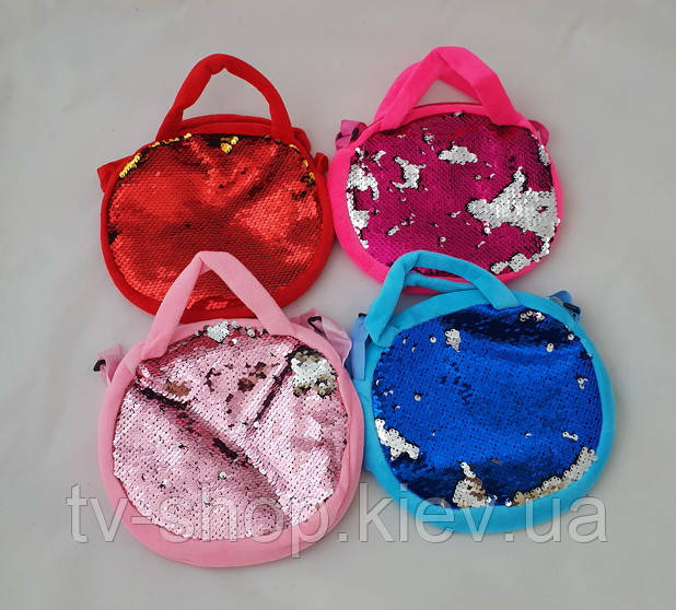 Сумочка дитяча з паєтками, фото 1