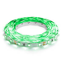 Світлодіодна стрічка LED Biom 2835-60 IP20 зелений колір, негерметична, 1 м