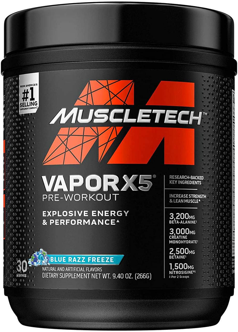 

MuscleTech Vapor X5 Pre Workout 30 порций вкус уточнять