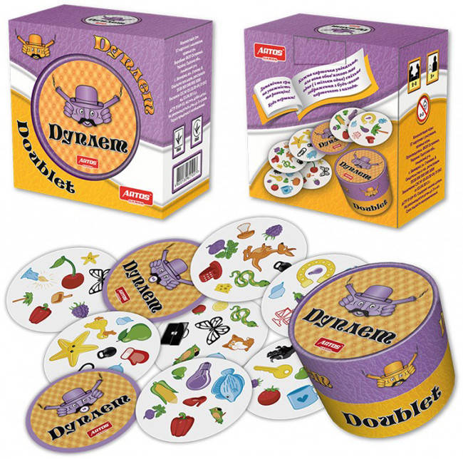 

Настольная игра Дуплет 1007 в тубе