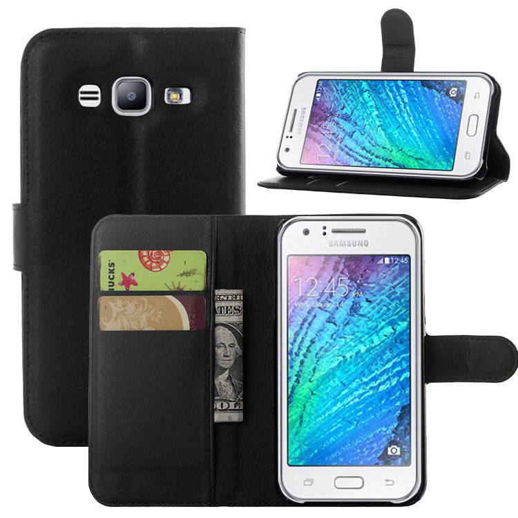 

Чехол IETP для Samsung Galaxy J5 2015 J500 J500h книжка кожа PU черный