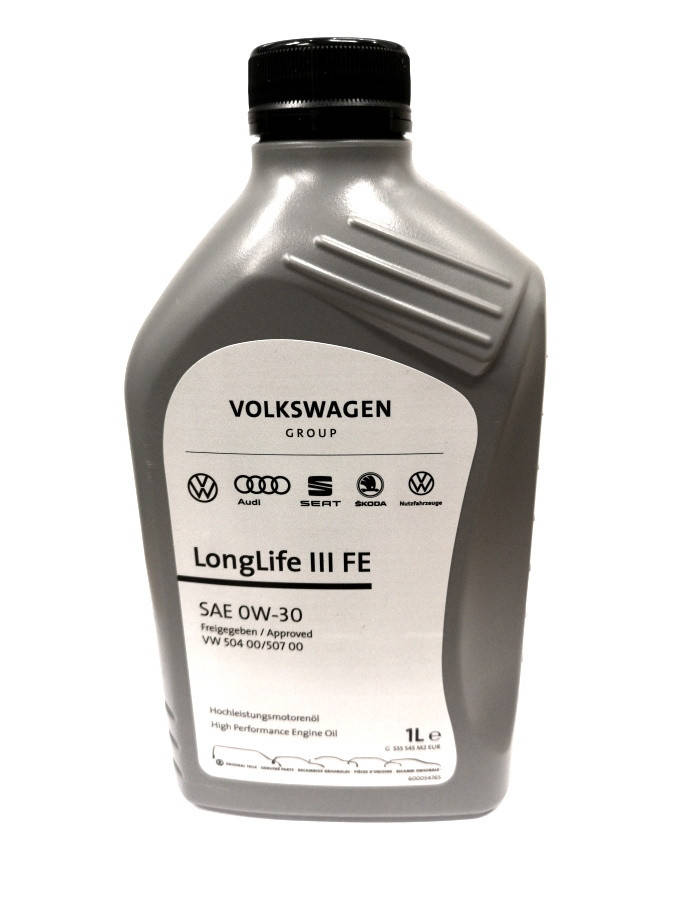 

Моторное масло VAG Longlife III FE 0W-30 504.00/507.00 1л (GS55545M2)