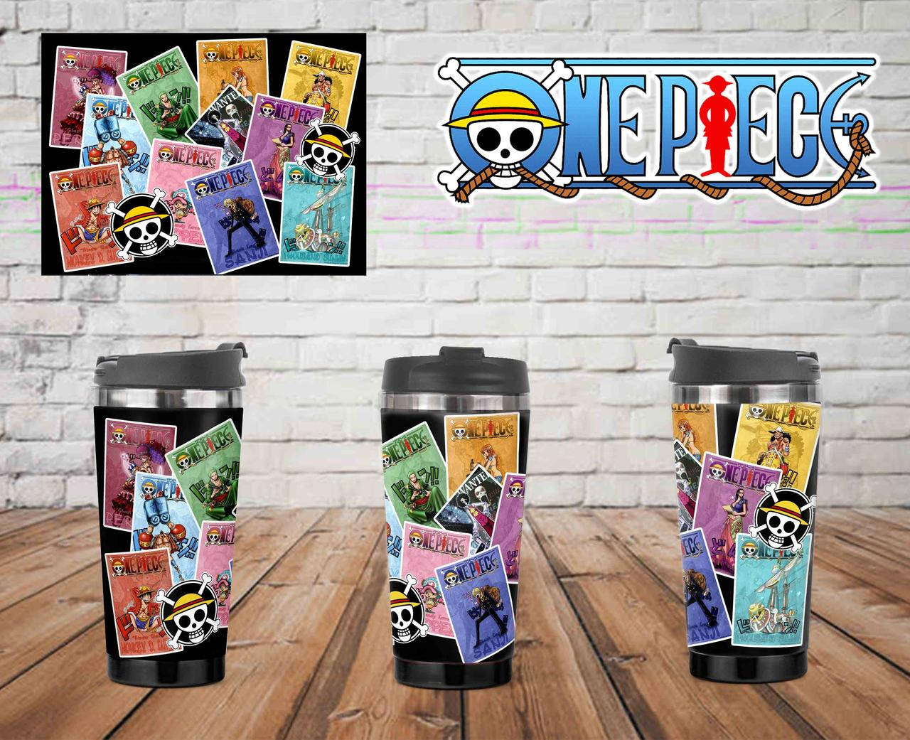 

Термостакан Ван Пис "Colorful Cards" / One Piece
