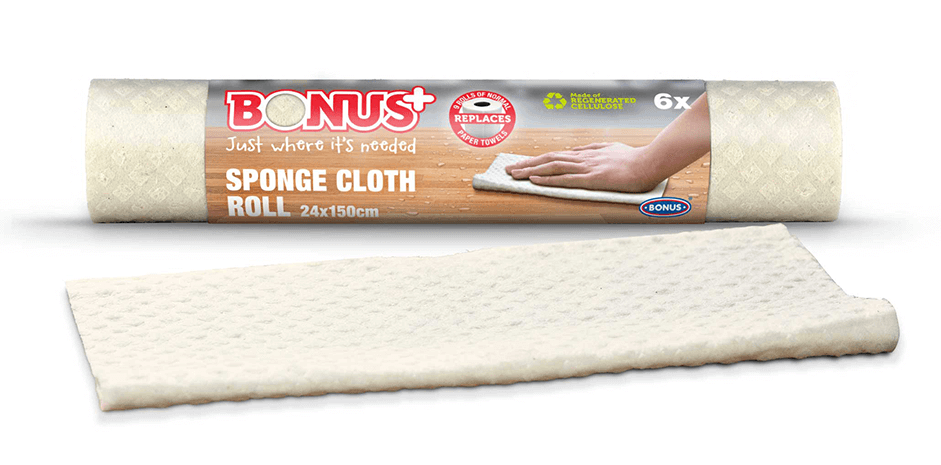 

Салфетка целюлозная рулонная Bonus B675 Sponge Cloth 6шт, Бежевый