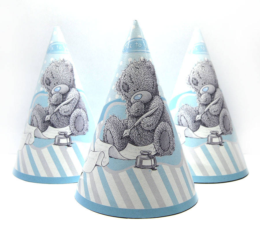 

Ковпак святковий "Ведмедик Тедді", блакитний, Колпак "Тедди"