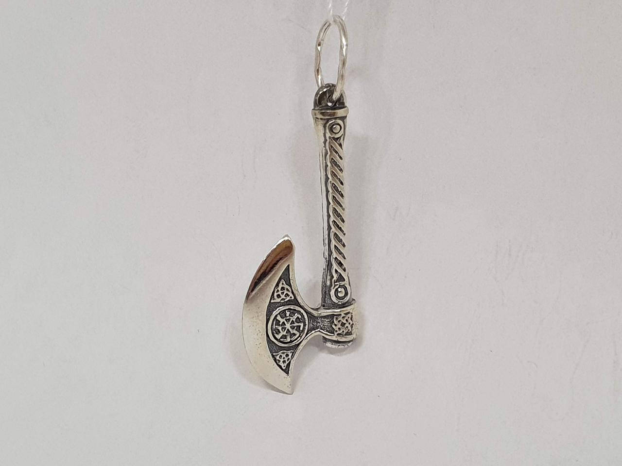 

Серебряный подвес Секира Перуна. 30066Ч