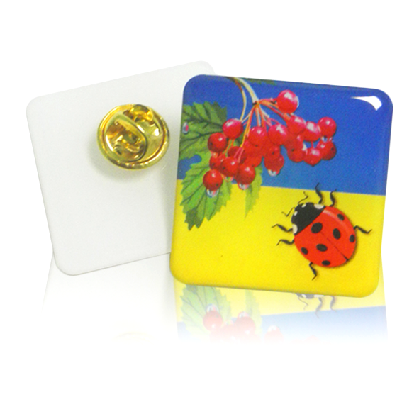 

Значок патриотический "Калина на украинском флаге"