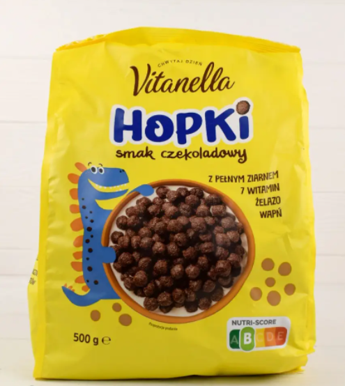 

Мюсли шоколадные шарики Vitanella Hopki 500г