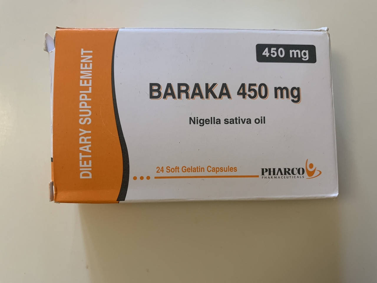 

Baraka Барака 450мг (Масло черного тмина) 24 капсулы