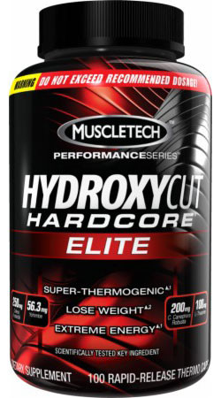 Жироспалювач - MuscleTech HydroxyCut Hardcore Elite - 110 капс