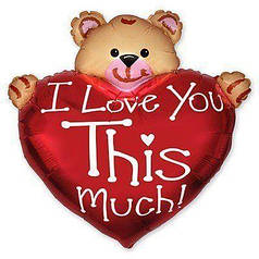 Міні-фігура 086 FLEXMETAL-ФМ Ведмедик з серцем I love you this much