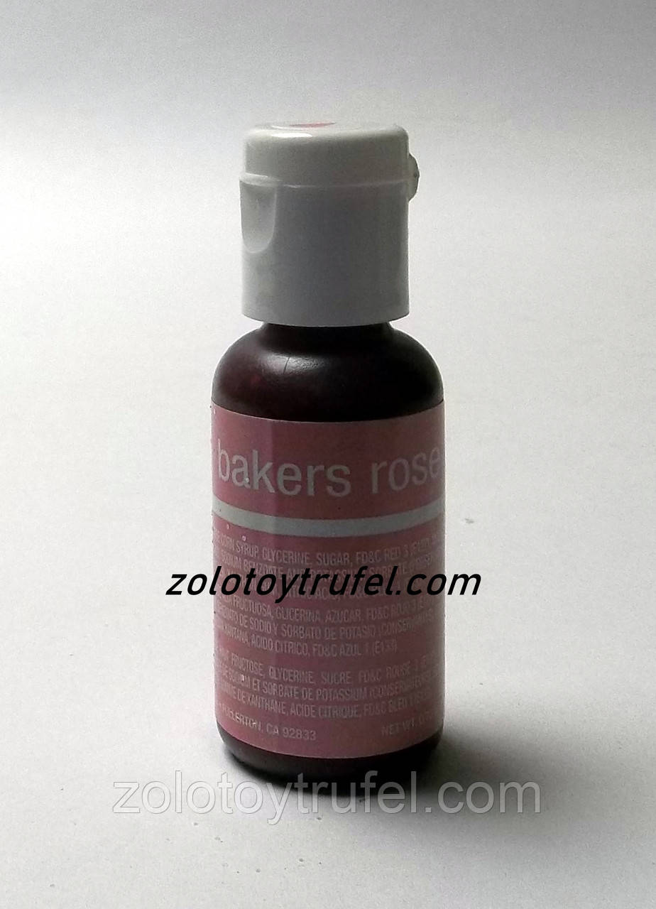 Барвник гелевий "Bakers Rose 20 мл", Chefmaster