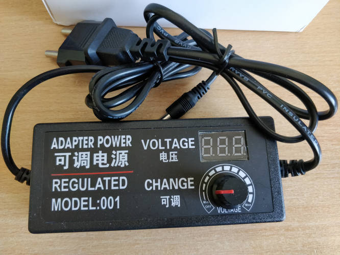 Купить Регулируемый Блок питания с вольтметром 3.0-24V 2A, 48W, цена ...