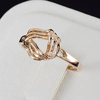 Привлекательное кольцо с золотым покрытием 0477