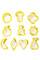 Вирубка пластикова Веселі печива набір з 10 форм