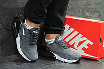 Чоловічі кросівки Nike Air Max 270,замшеві,сірі 46р, фото 2