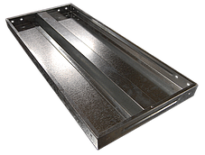 Стелажна оцинкована полиця для гаража, підвалу, кладовки, будинки, господарства, складу 1150 / 500