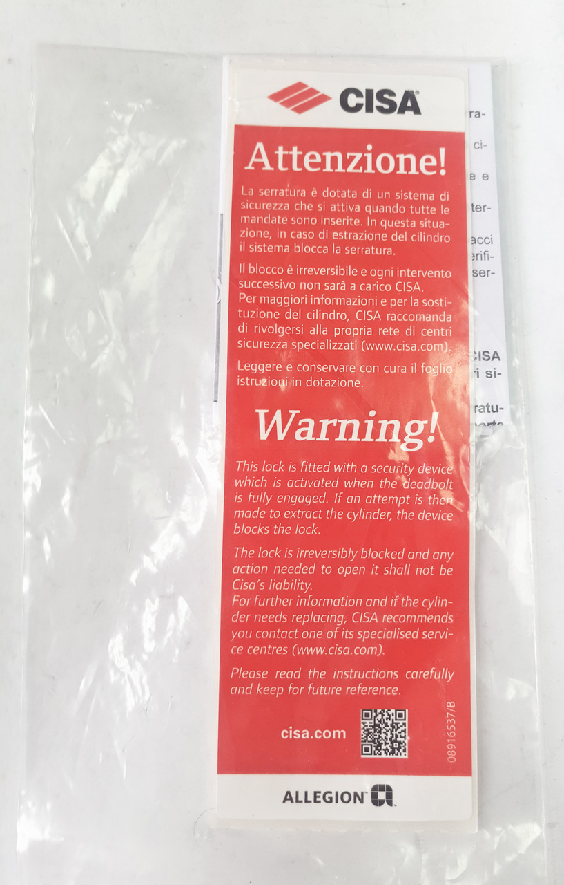 Замок врізний Cisa 56.525 Revolution (Італія) - фото 5 - id-p852973952