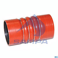 Патрубок турбокомпресора MAN 100х190 червона 021.021 (SAMPA)
