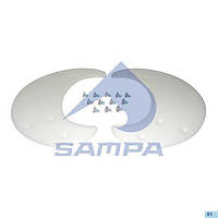 Р/к пластинчатих накладок сідла з кріпленням Georg Fischer SK-S 36.20 W 096.506 (SAMPA)
