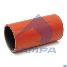 Патрубок турбокомпресора MAN 50х110 червоний 021.003 (SAMPA)