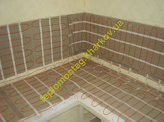 Обогрев бани на основе электрических нагревательных кабелей и матов