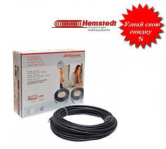 Тонкий двожильний грівальний кабель Hemstedt DR 450 Вт, 3,0 м2 Німеччина