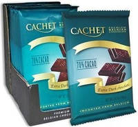 Премиум шоколад Cachet 70% Extra Dark Chocolate экстра темный, 300гр. Бельгия