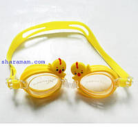 Плавательные очки для детей «Зоопарк». Цвет желтый
