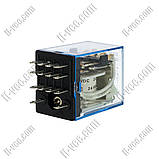 Реле OMRON MY4N-J 24VDC, 5A/24VDC, LED-індикатор, фото 3