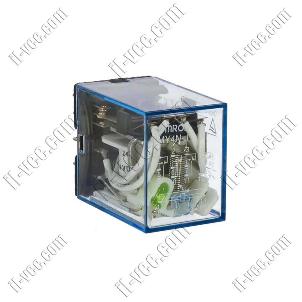 Реле OMRON MY4N-J 24VDC, 5A/24VDC, LED-індикатор