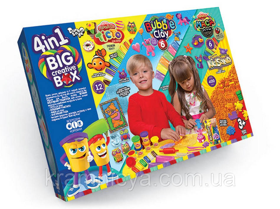 Тісто для ліплення 4-в-1 «BIG CREATIVE BOX» (BCRB-01-01U)