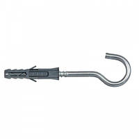 Дюбель тристороннього розпору поліпропіленовий з C - подібним шурупом WX"Wkret-Met" оцинкований 8