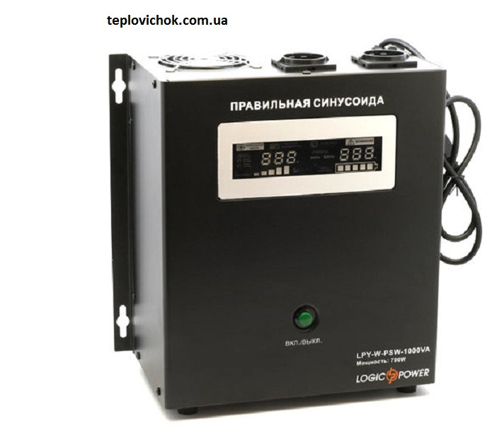 ДБЖ/UPS LPY- W-PSW-1000VA + (700Вт) 10A / 20A 12В