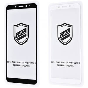 Захисне скло Full Glue HQ на Meizu M5 Note (чорне біле)