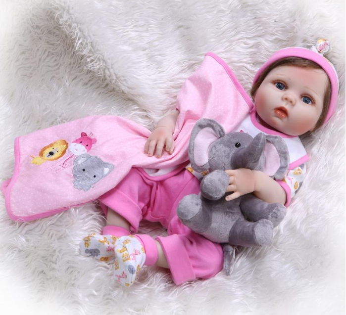 Кукла реборн Reborn doll Alya голубоглазая малышка. (11396)