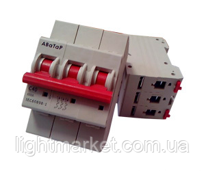 Вимикачь автоматический (автомат) 3x20 АВаТар ST 936, фото 1