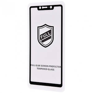 Захисне скло Full Glue HQ на Xiaomi Mi A2 (чорне)