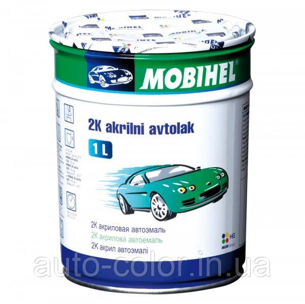 Автоемаль Mobihel 2K акрилова 210 Примула 1 л. без затверджувача