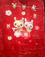 Плед-ковдра подвійний двосторонній 100х120