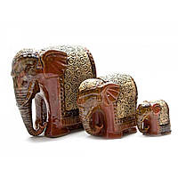 Статуэтка из керамики Слон набор 3 шт