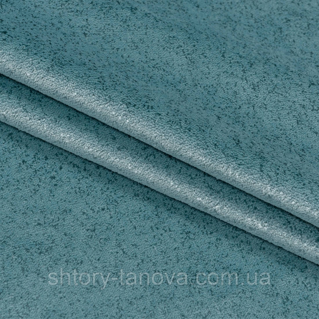Велюр віденський блакитний крейда, фото 1