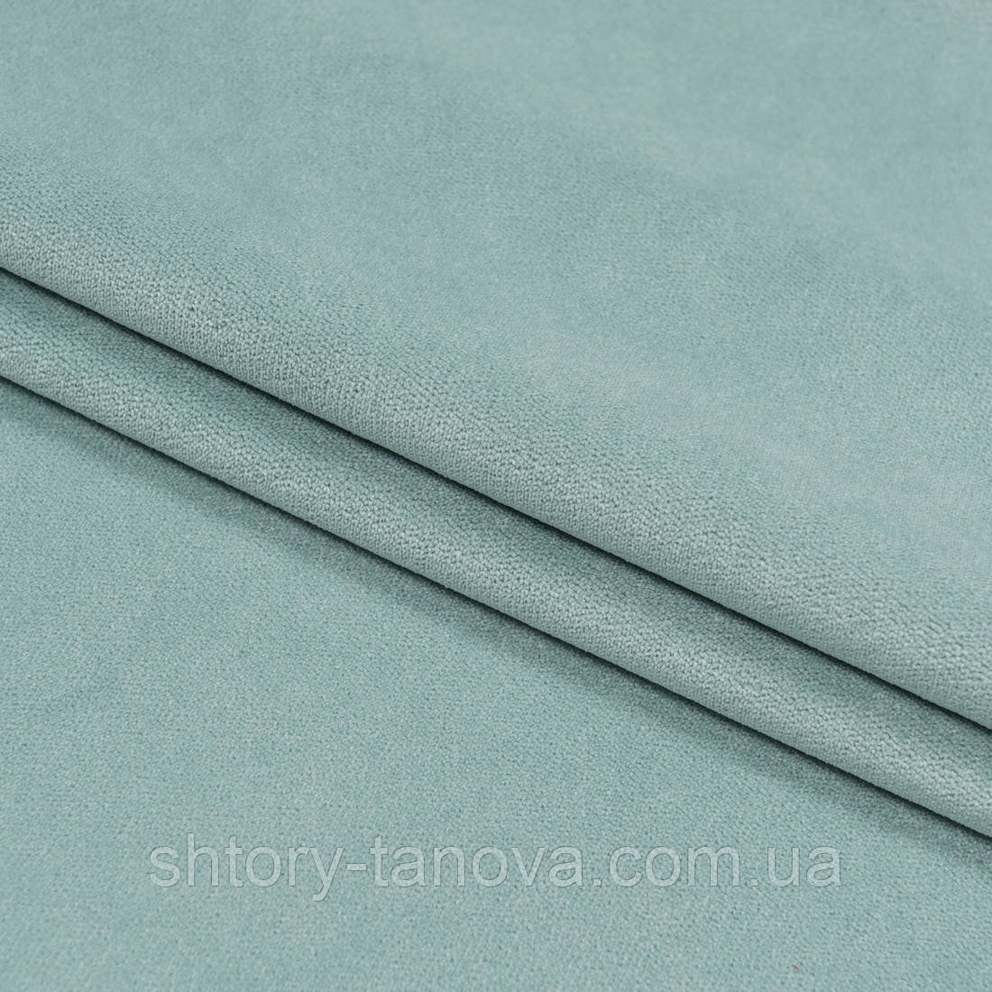 Велюр щільний лазур, фото 1