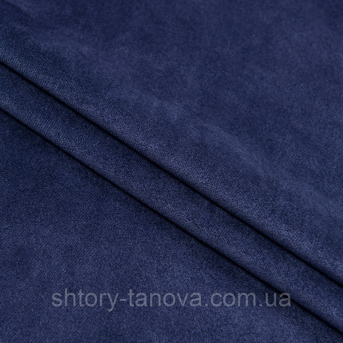 Велюр щільний т. синьо-фіолетовий, фото 1