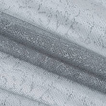 Гардинное польотно гіпюр краплі сірий