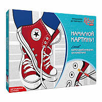 Набір акрилова живопис по номерам, "Casual", ROSA START